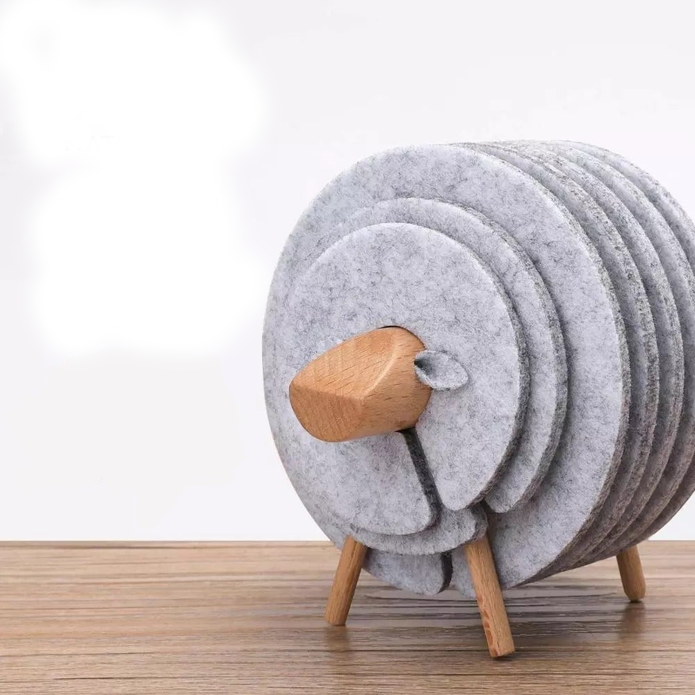 Fesara | Thermal Grip Fleece Coaster Set - Fesara
