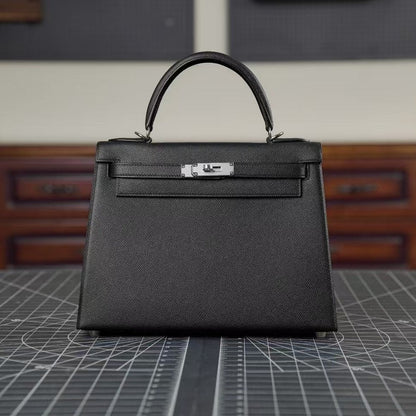 Premium Leather Tote Shoulder Bag - Fesara