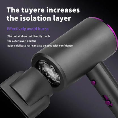 Portable Pro Hair Dryer with Attachments