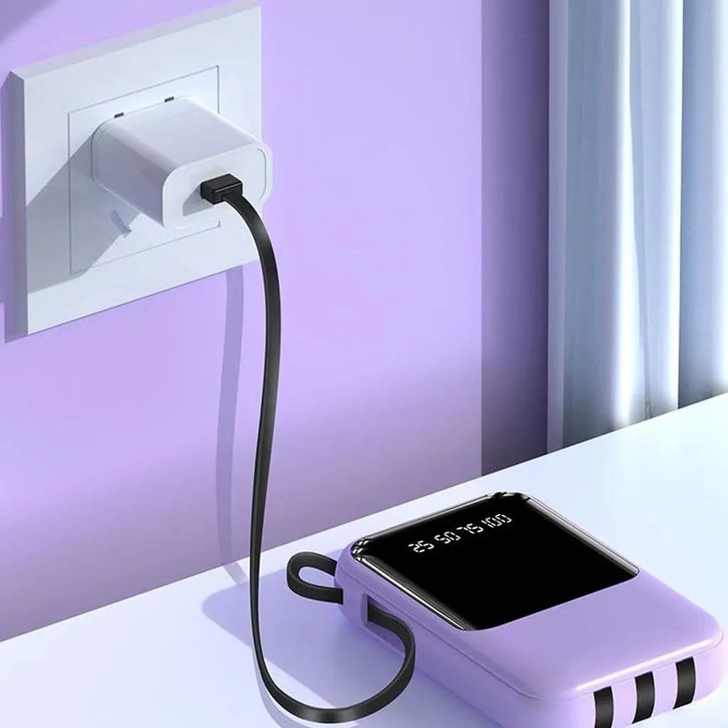 High Capacity Travel Power Bank with Quick Charge