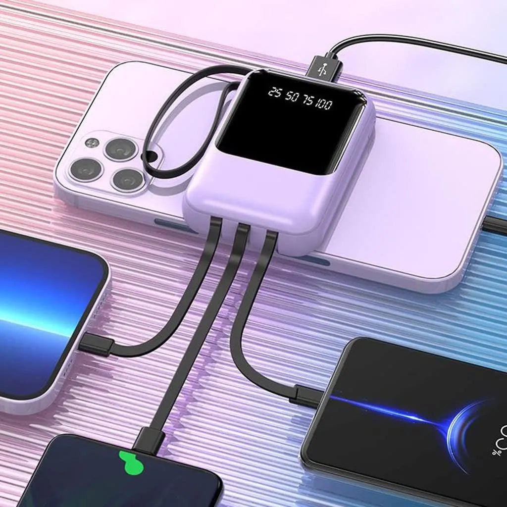 High Capacity Travel Power Bank with Quick Charge