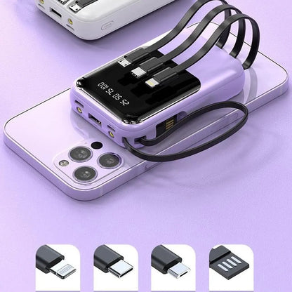 High Capacity Travel Power Bank with Quick Charge
