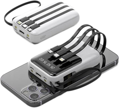 High Capacity Travel Power Bank with Quick Charge
