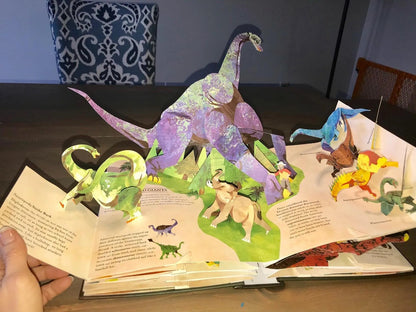 3D Interactive Dinosaur Pop Up Book for Kids