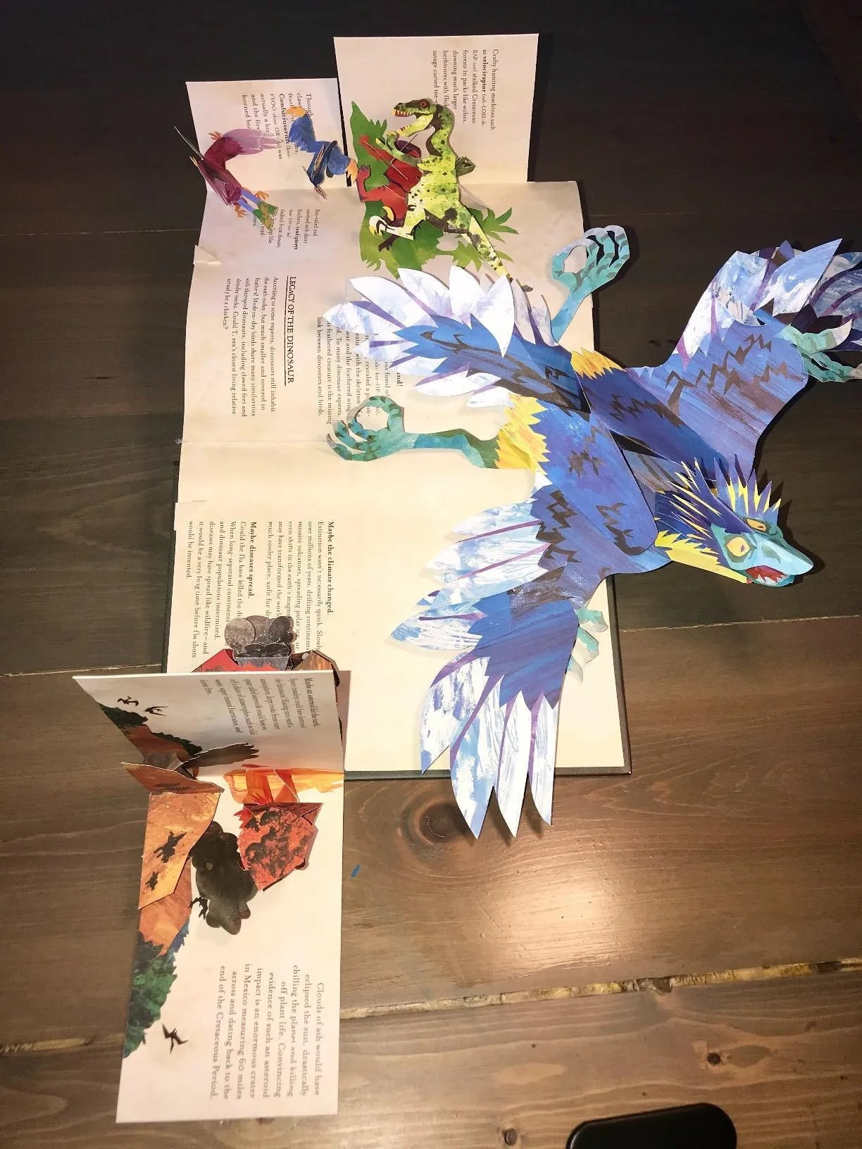 3D Interactive Dinosaur Pop Up Book for Kids