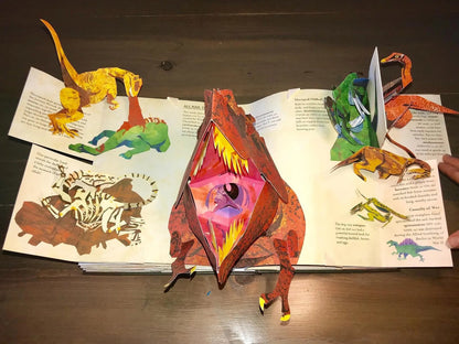 3D Interactive Dinosaur Pop Up Book for Kids