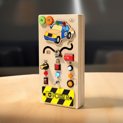 Fun Learning Wooden Light Up Board for Kids
