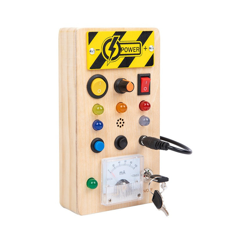 Fun Learning Wooden Light Up Board for Kids