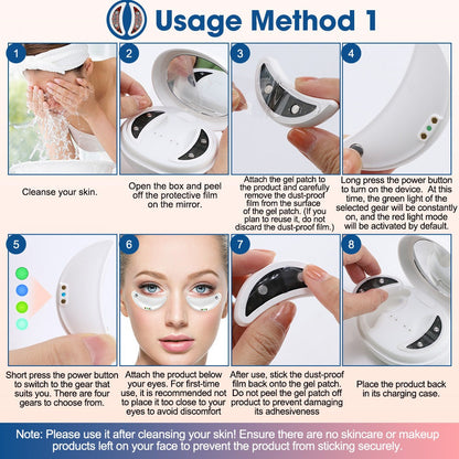 Advanced Eye Care Device with Red Light Therapy
