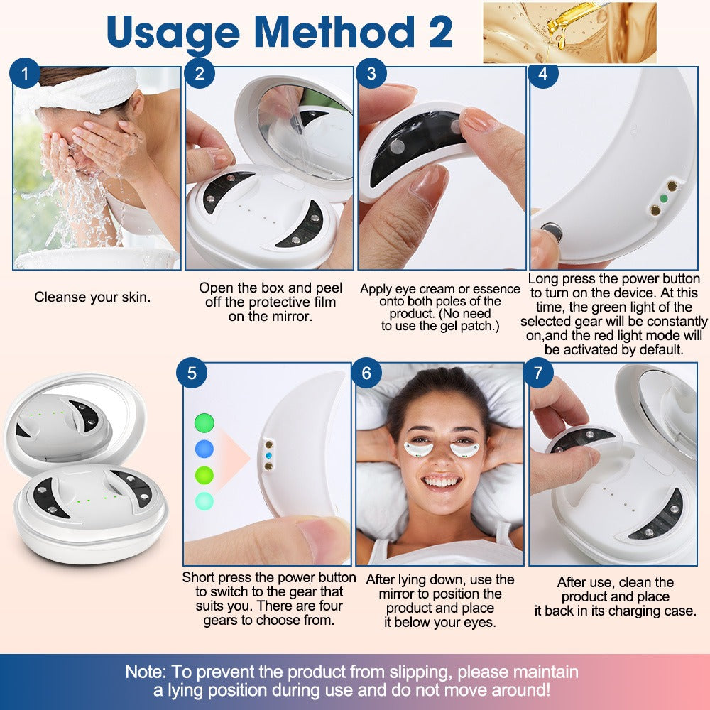 Advanced Eye Care Device with Red Light Therapy