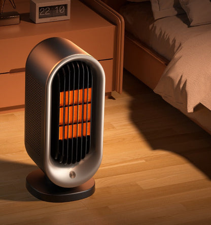 Compact Warm Electric Space Heater with Oscillation