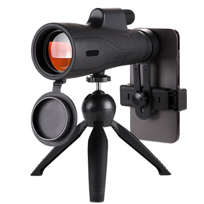Compact High Powered Travel Telescope