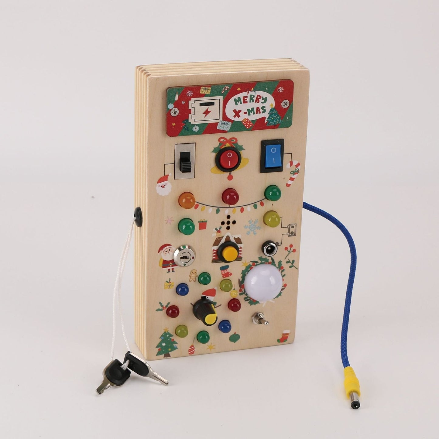 Fun Learning Wooden Light Up Board for Kids