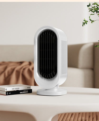 Compact Warm Electric Space Heater with Oscillation