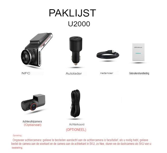 HD Dual Dash Camera Front Rear Night Vision Parking Mode