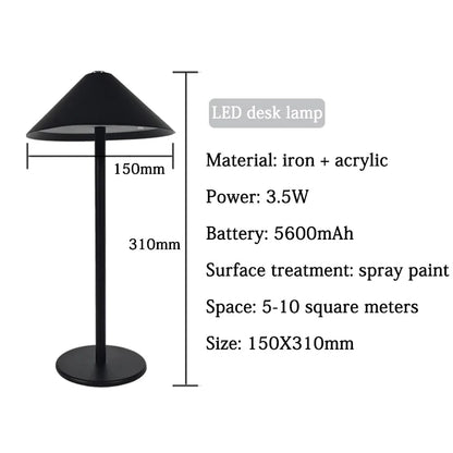Modern Wireless Office Lamp with Adjustable Brightness