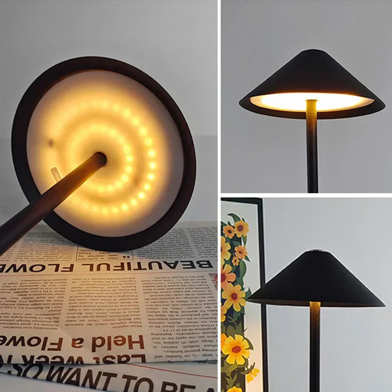 Fesara | Slim LED Wireless Desk Lamp with Dimmable Light