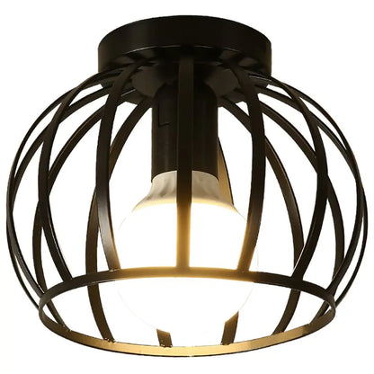 Metal Commercial Ceiling Light Black