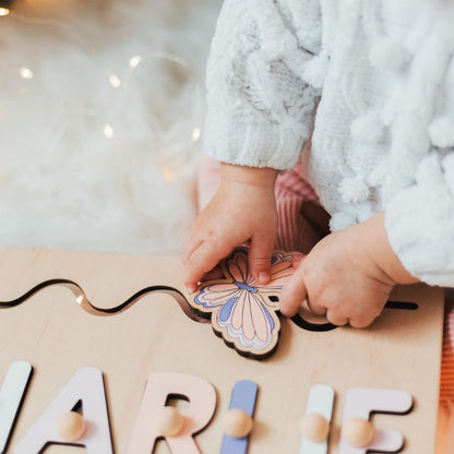 Custom Wooden Name Jigsaw Puzzle