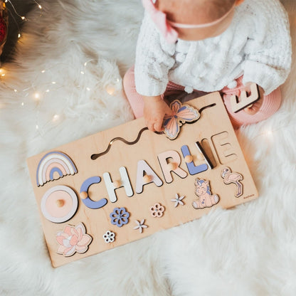Custom Wooden Name Jigsaw Puzzle