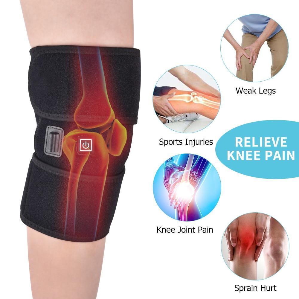 Warm Knee Massage Therapist for Pain Relief Therapy