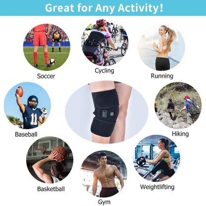Warm Knee Massager for Pain Relief and Therapy