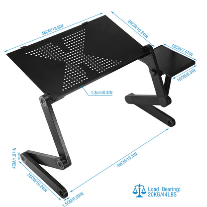 Compact Adjustable Laptop Riser Stand
