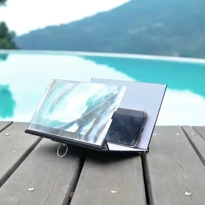 Compact 3D Phone Screen Amplifier Holder