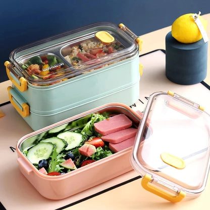 Thermal Bento Lunch Box with Multi Compartments