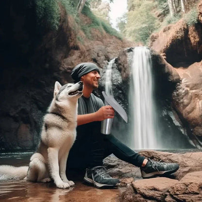 Portable Pet Water Bottle | Durable Leakproof Stainless Steel