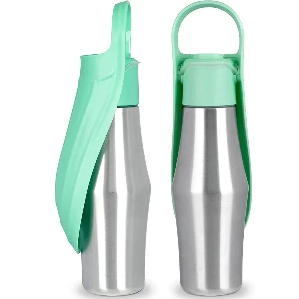 Portable Pet Water Bottle | Durable Leakproof Stainless Steel