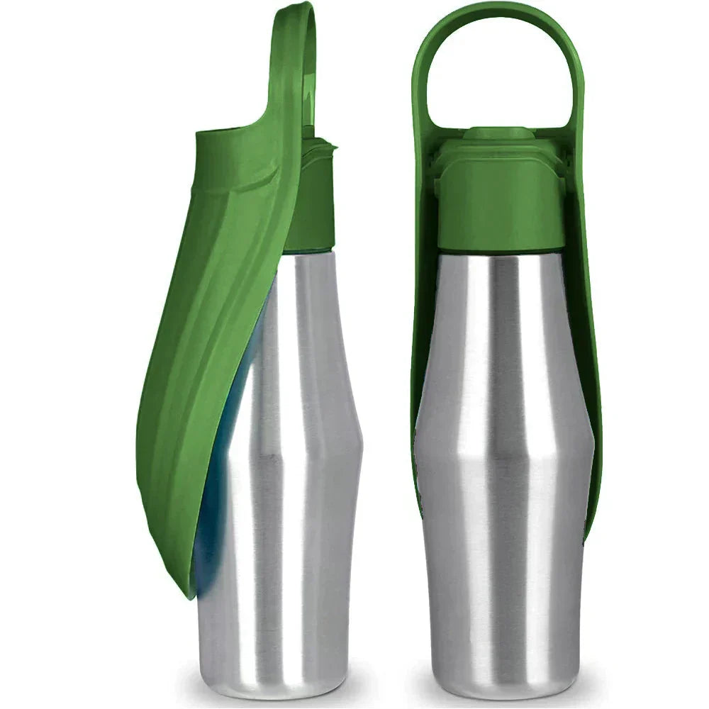 Portable Pet Water Bottle | Durable Leakproof Stainless Steel