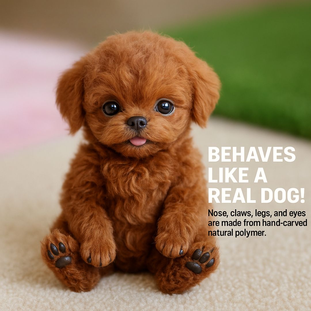 Fesara Interactive Puppy Toy Realistic Pet Dog for Children