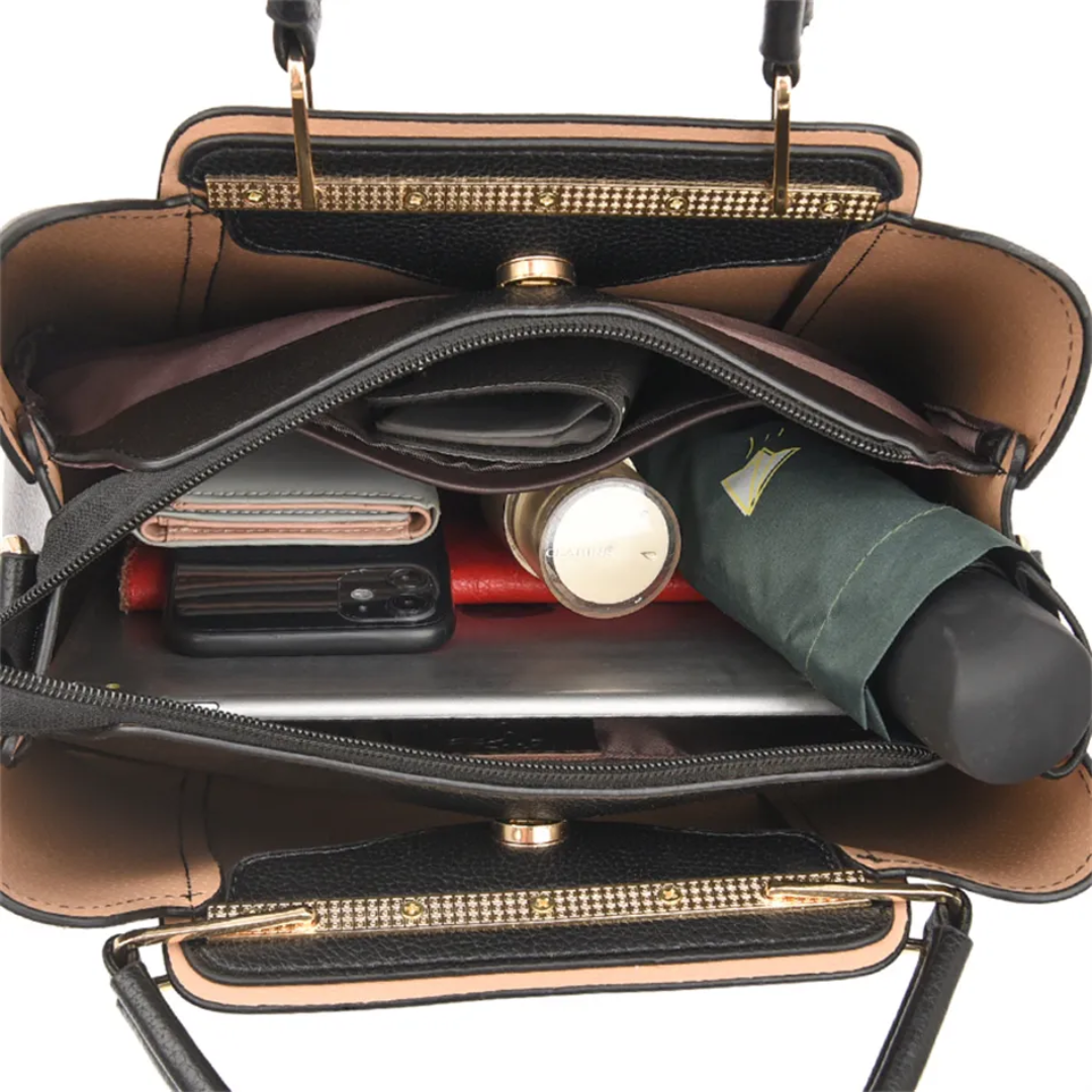 Premium Women's Shoulder Bag – Chic Faux Leather Tote