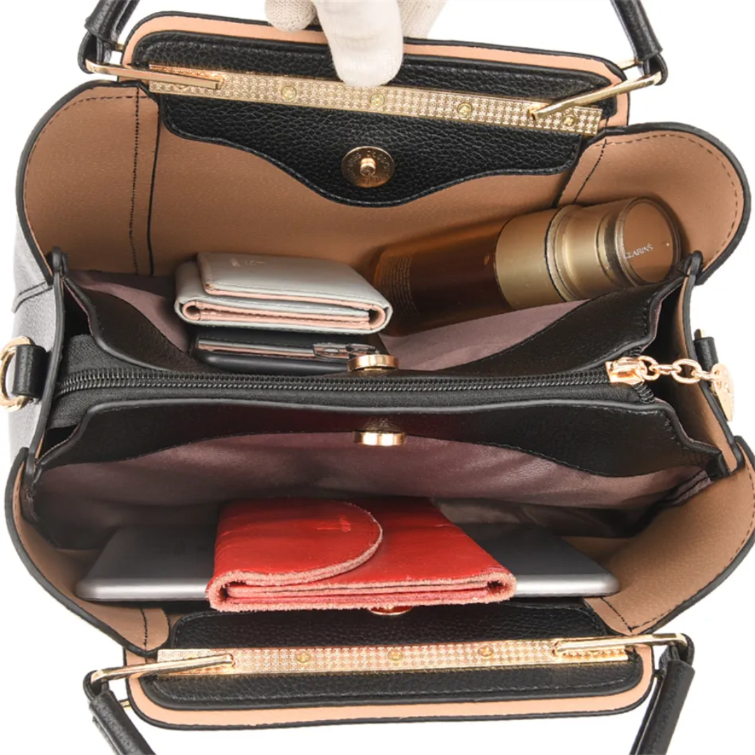 Premium Women's Shoulder Bag – Chic Faux Leather Tote