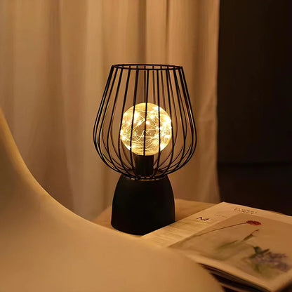 Bright Metal Table Lamp - Fesara