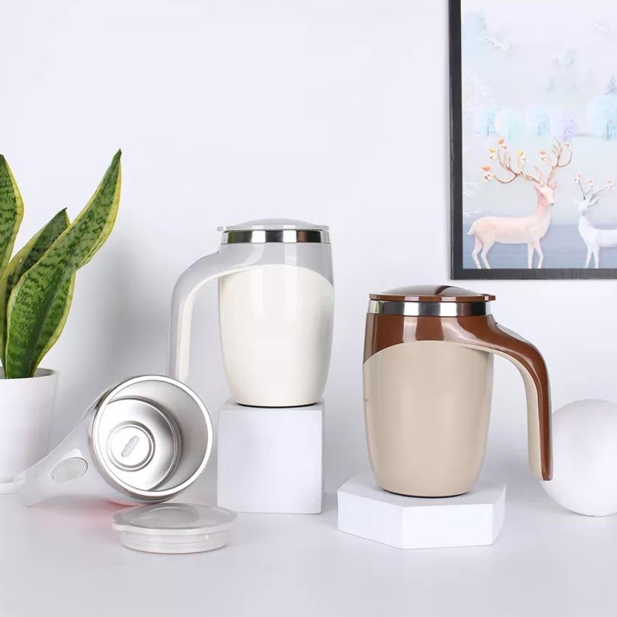 Easy Spill Proof Mixing Cup