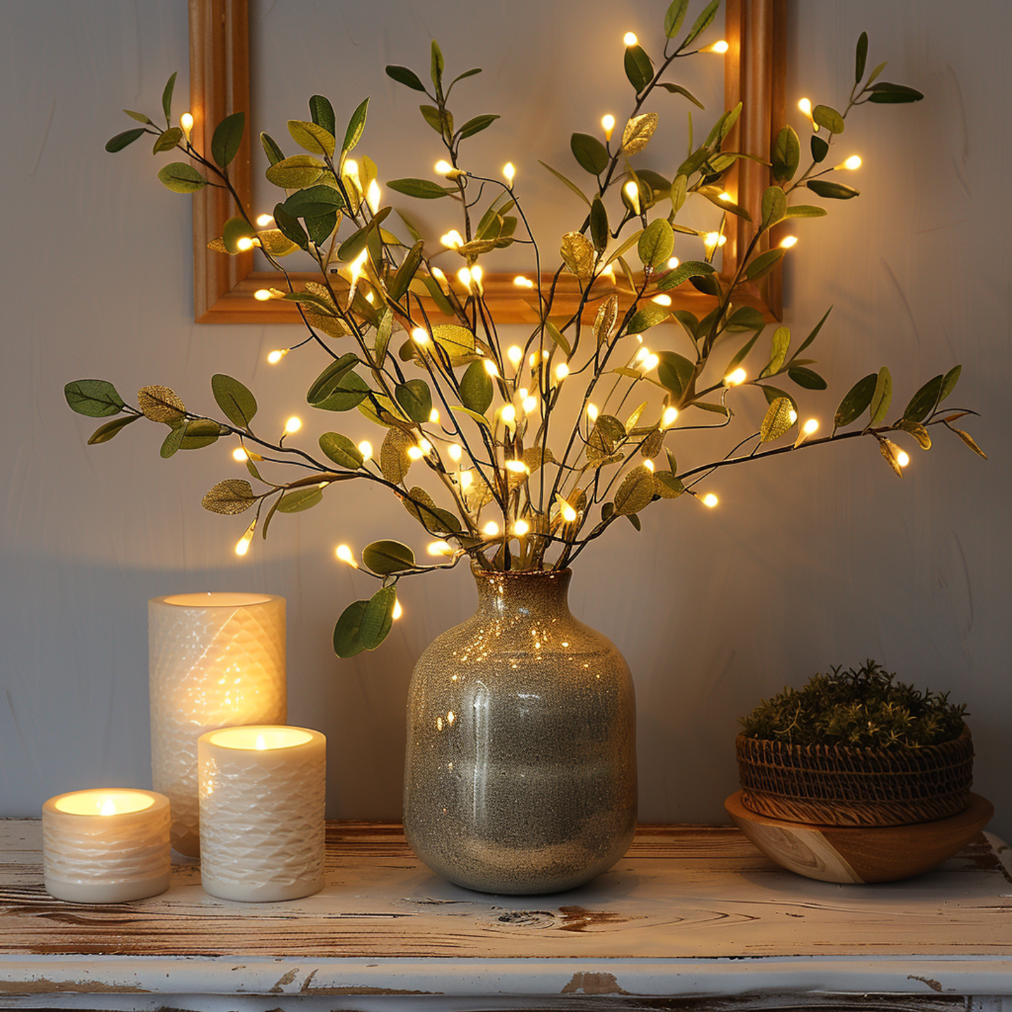 Pretty Greenery LED Fairy Light - 70cm Decorative String