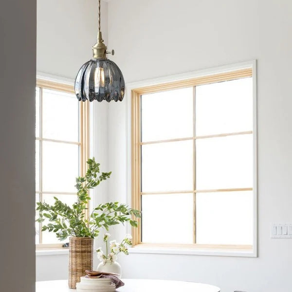 Vintage Style Glass Pendant Ceiling Light