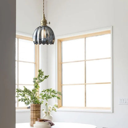 Vintage Style Glass Pendant Ceiling Light