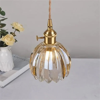 Vintage Style Glass Pendant Ceiling Light