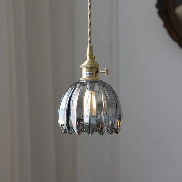 Vintage Style Glass Pendant Ceiling Light