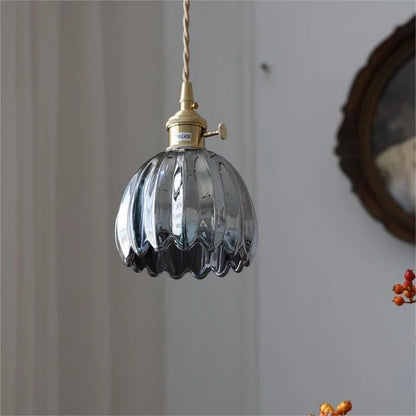 Vintage Style Glass Pendant Ceiling Light