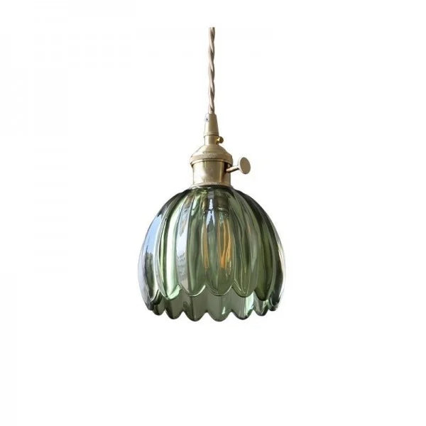 Vintage Style Glass Pendant Ceiling Light