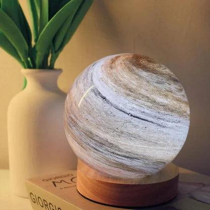 Glowing Moon Table Lamp - Soft Adjustable Night Light - Fesara