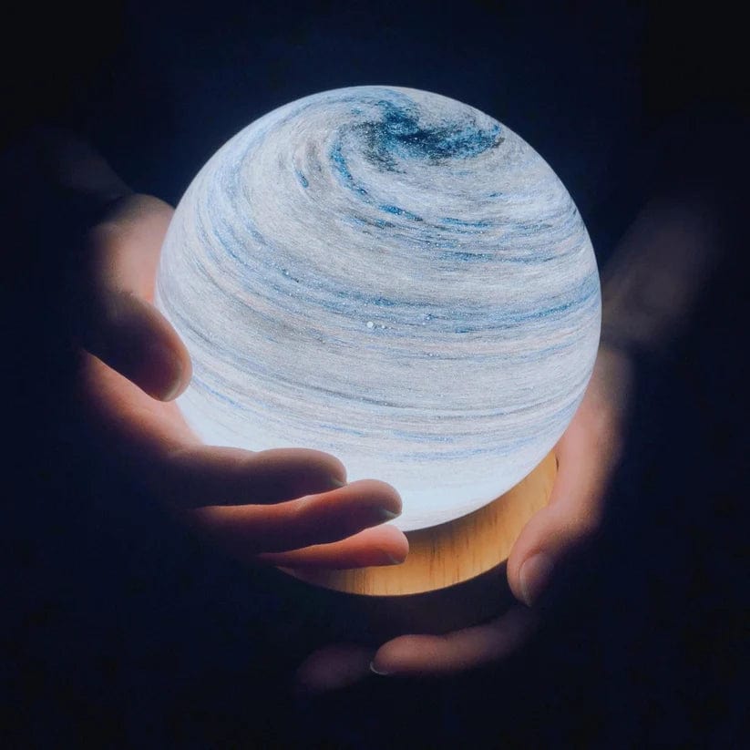 Glowing Moon Table Lamp - Soft Adjustable Night Light