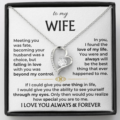 Romantic Diamond Heart Necklace for Her