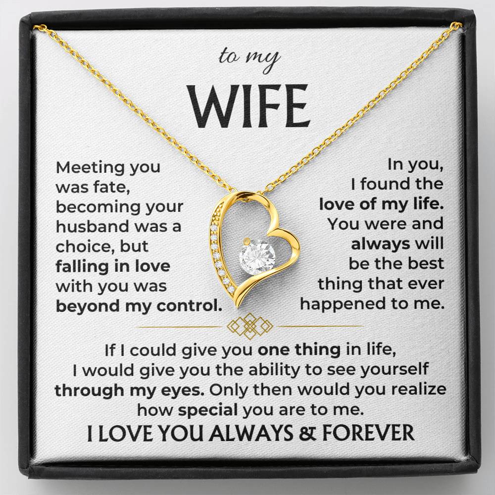 Romantic Diamond Heart Necklace for Her - Fesara
