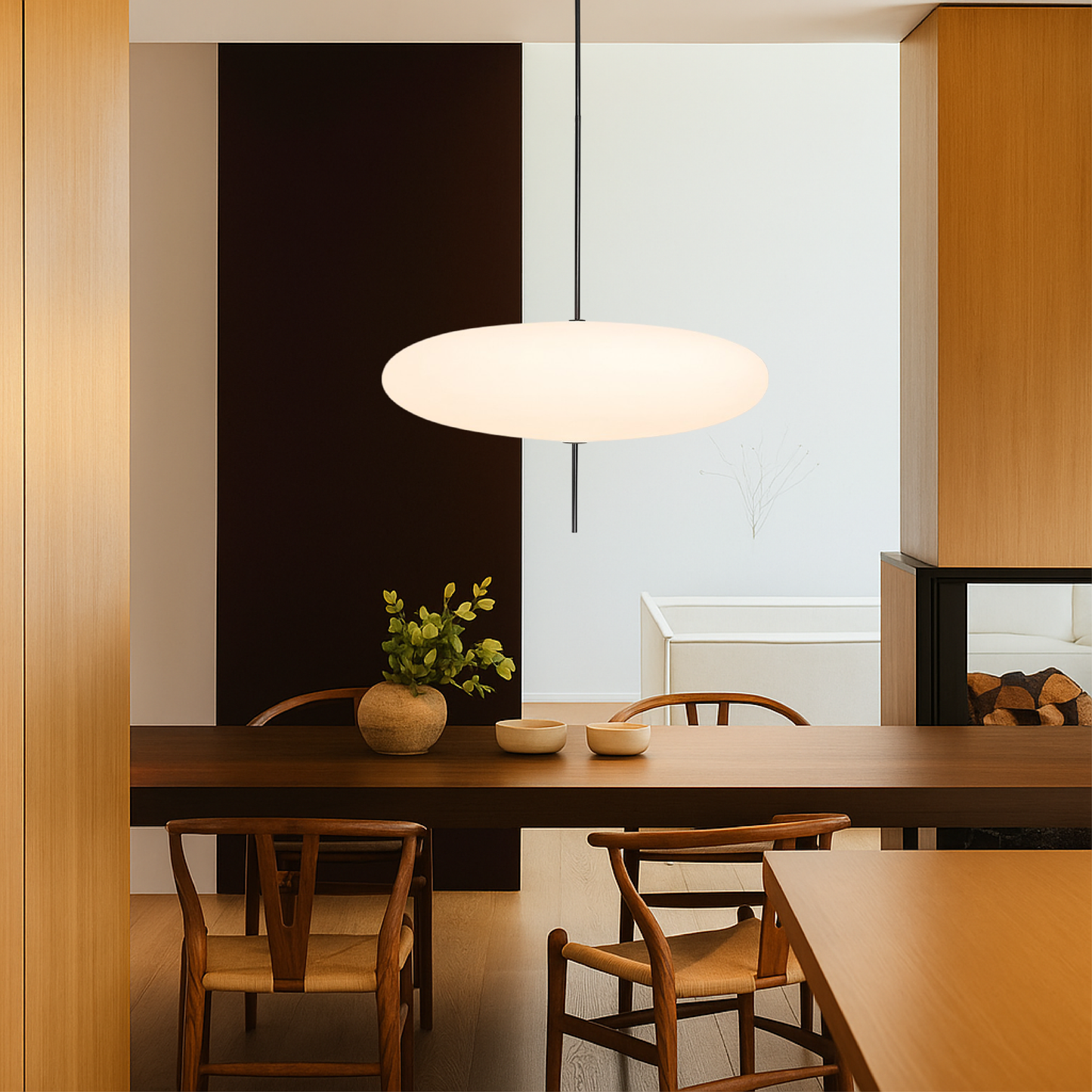 Modern Danish Hanging Light Fixture