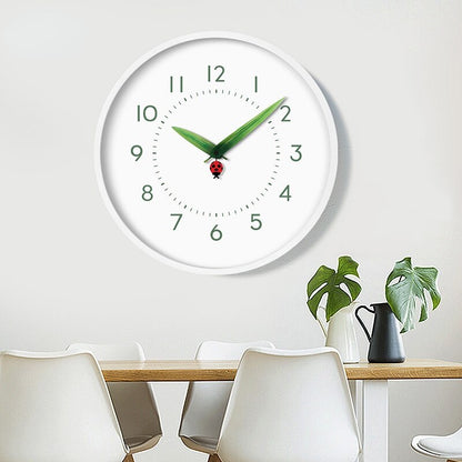 Rustic Wooden Bird Clock with Floral Design